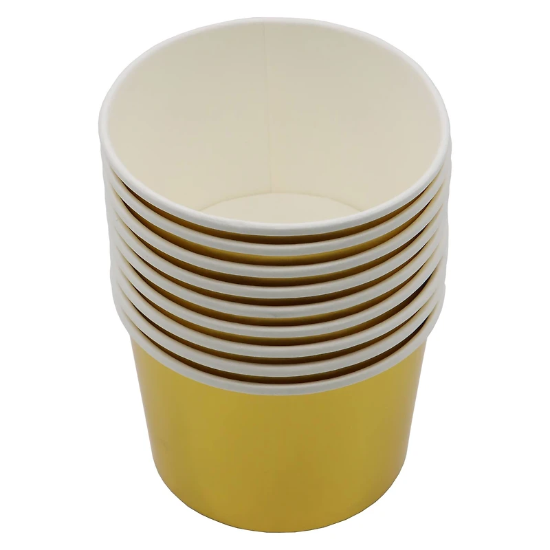 8oz. Gold Snack Cups, 10ct. by Celebrate It™