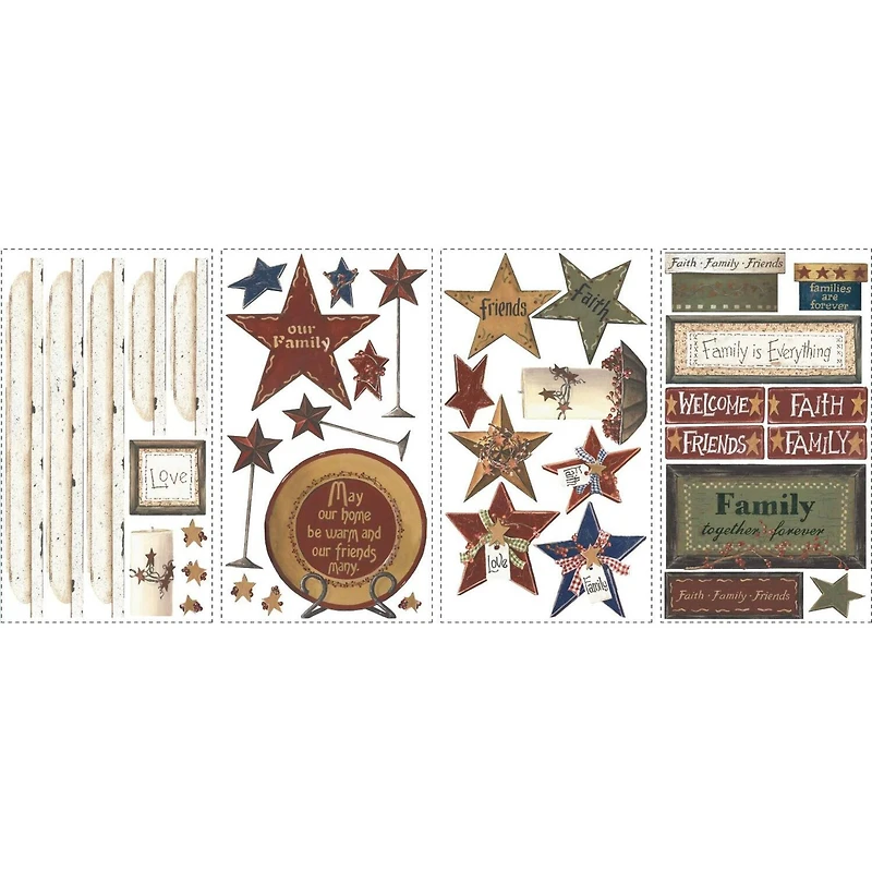 RoomMates Family & Friends Peel & Stick Wall Decals