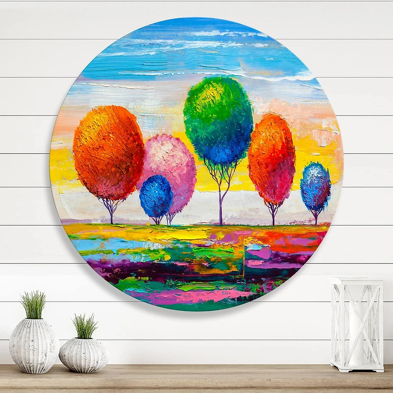 Designart - Colourful Ornamental Trees VI