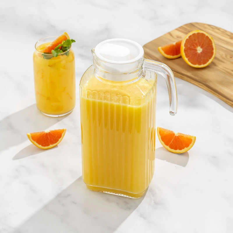JoyJolt® 60oz. Beverage Serveware Glass Pitcher