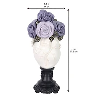 11" Purple Roses in Heart Tabletop Accent by Ashland®