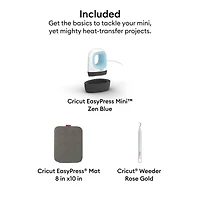 Cricut EasyPress Mini™ + Mat & Weeder Bundle