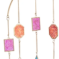 The Novogratz Multi Metal Contemporary Windchime, 34" x 14" x 2"