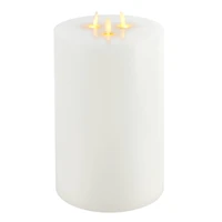 6" x 9" Oscillating Flame LED Pillar Candle by Ashland