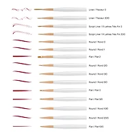 Golden Taklon Super Value Mini Paintbrush Pack By Craft Smart®