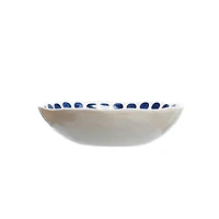 Hello Honey® 14.75" Round Hand-Painted Stoneware Serving Bowl with Design