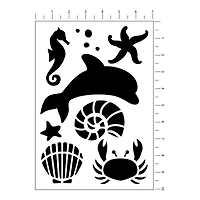 Sea Life Stencils by Craft Smart®, 7" x 10"