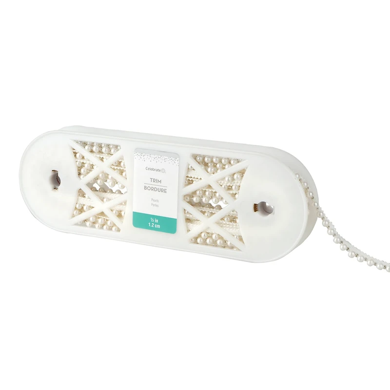 1/2" Ivory Pearl Bead Trim by Celebrate It®
