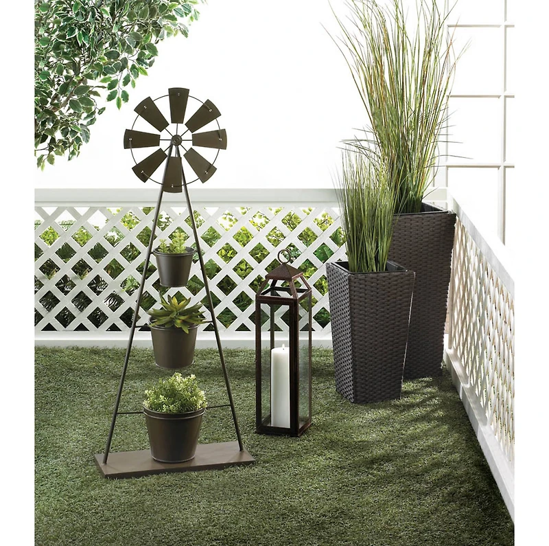 Summerfield Terrace Tuscany Wicker Tall Planter Set