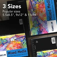 12 Pack: Canson® Artist Series Mix Media Pad, 5.5" x 8.5"