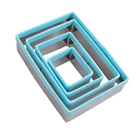 Rectangle Stainless Steel Nested Cookie Cutter Set by Celebrate It®