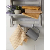 DII® Honey Gold Mixed Pattern Dishcloths, 5ct.