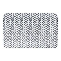 Herringbone Pattern 34" x 21" Bath Mat