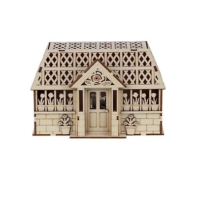 7.25" Greenhouse DIY LED Wood Décor by Make Market®