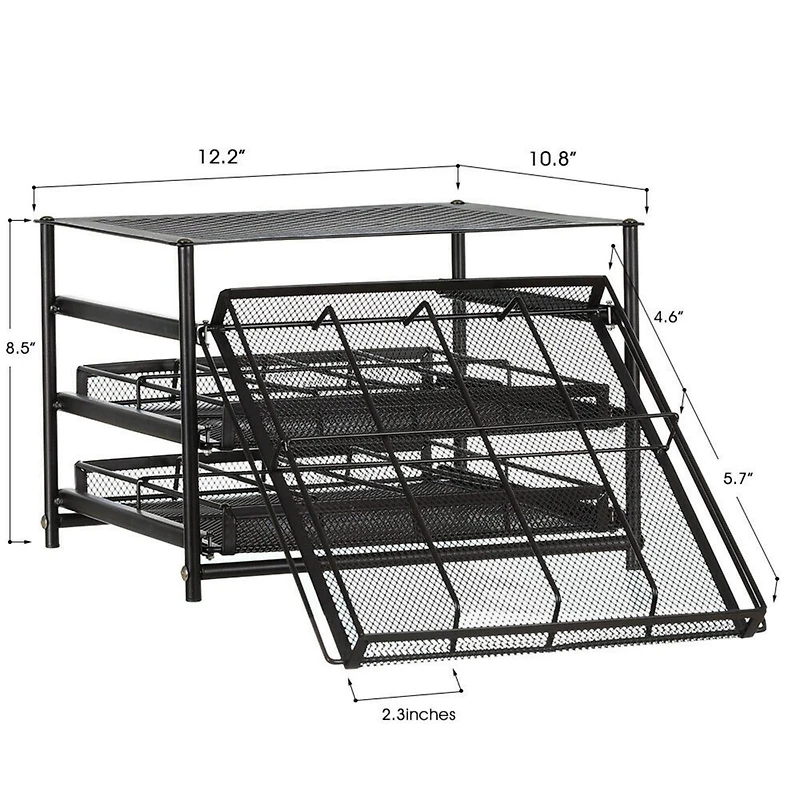 NEX™ 3-Tier 24-Bottle Spice Rack Organizer