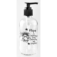 Marci Art 8oz. Hope Is Believing 8oz Soap Dispenser
