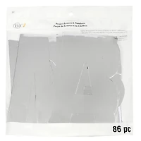 7" Holographic Project Letters, Numbers & Characters by B2C™