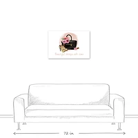 Beautiful Thinks take time 20" x 30" Canvas Wall Art