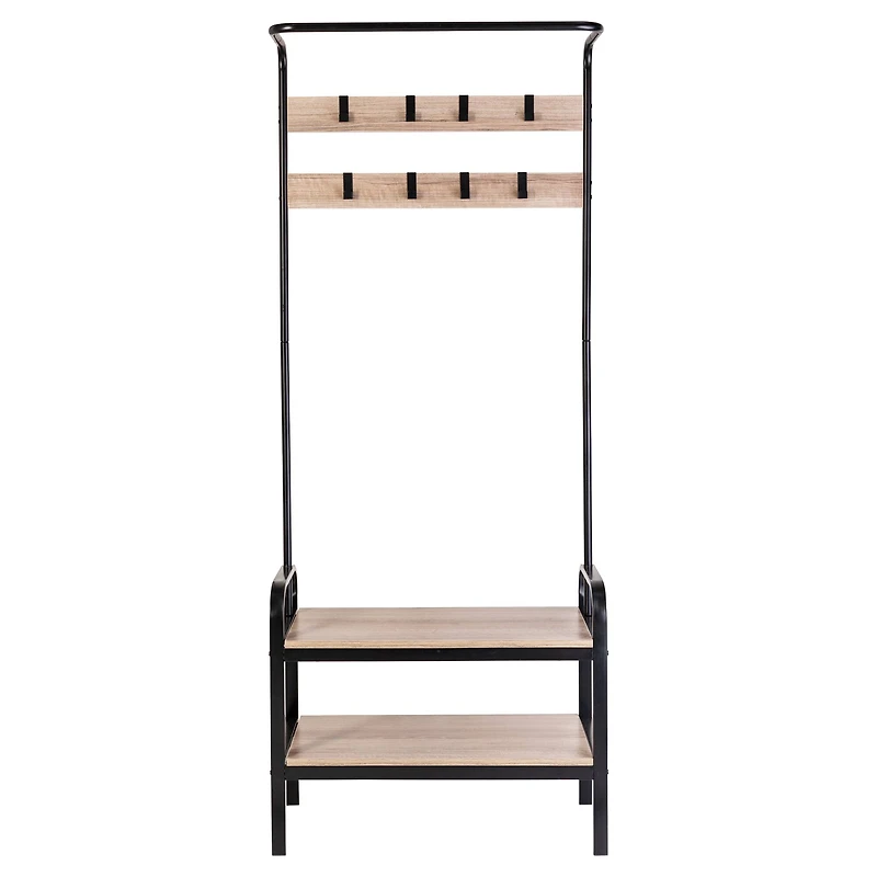 Honey Can Do Willow Gray Entryway Bench