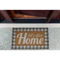 Let's Stay Home Doormat