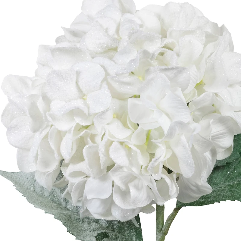 25" White Snow Hydrangea Stem by Ashland®