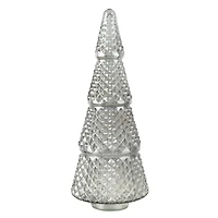 16" Silver Diamond Point Glass Tree Tabletop Décor by Ashland®