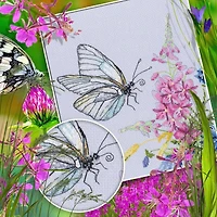 RTO Cabbage Butterfly Cross Stitch Kit