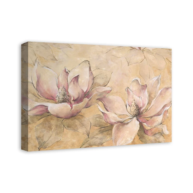 Pink Magnolia 24" x 16" Canvas Wall Art