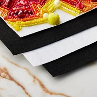 John Bead GoodFelt Black & White 5" x 8" Felt