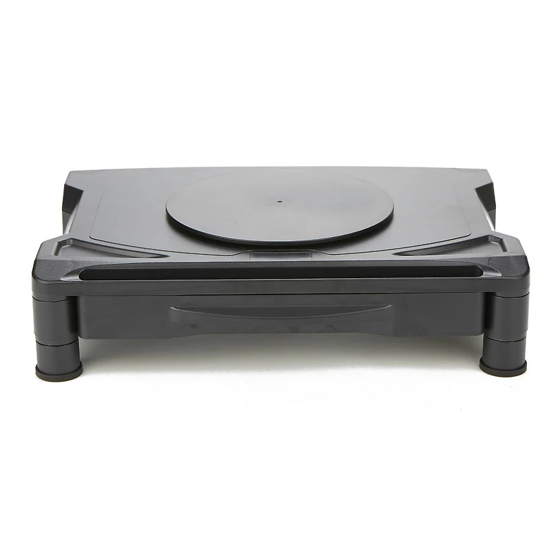 Mind Reader Rotative Black Extra Wide Monitor Riser