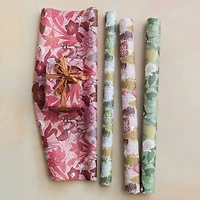 Hello Honey® 28" Wrapping Paper Sheets with Flora & Fauna Patterns, 12ct.