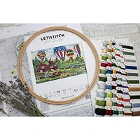 Letistitch Up Up and Away Counted Cross Stitch Kit