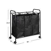 Household Essentials Triple Laundry Sorter