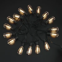 16ct. Warm White LED Shatterproof Edison Bulb String Lights by Ashland®