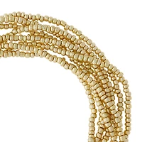 Light Gold Glass Seed Beads, 6/0 by Bead Landing™
