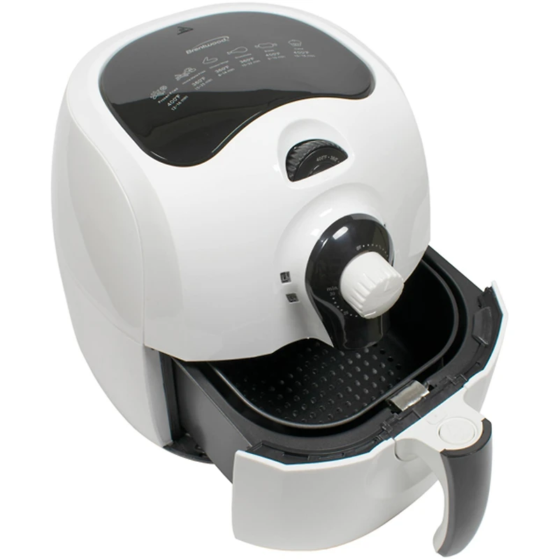 Brentwood White 3.7qt. 1400 Watt Electric Air Fryer