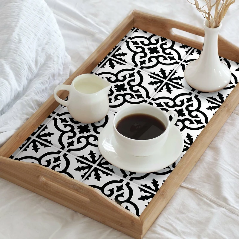 RoomMates Ornate Tile Backsplash Peel & Stick Giant Wall Decals