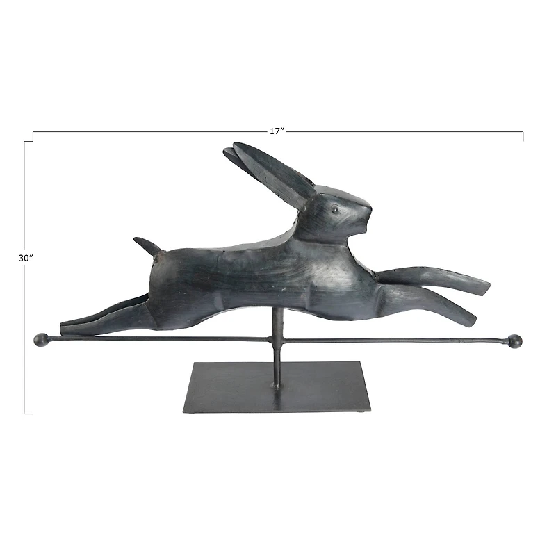 Hello Honey® 30" Leaping Rabbit on Stand