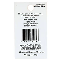 Spectrum Warm 7/16" Pink Shank Buttons, 4ct.