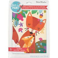 PaintWorks™ Mama Fox Paint by Number Kit