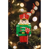 Wizardi 4.49" Gingerbread Soldier Christmas Ornament