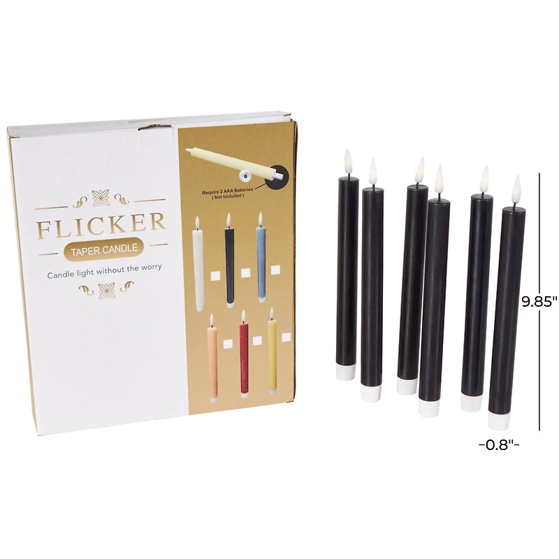 10" Flameless Wax Candles with Remote Control