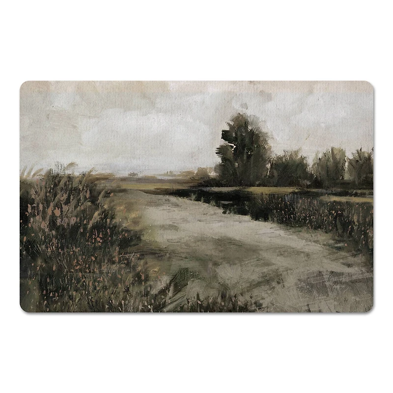 18" x 27" Antique Landscape Floor Mat