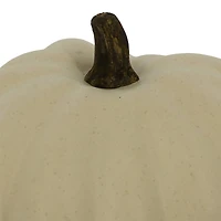 9" Cream Decorative Pumpkin by Ashland®
