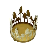 4.25" Gold Metal Trees Candle Holder by Ashland®