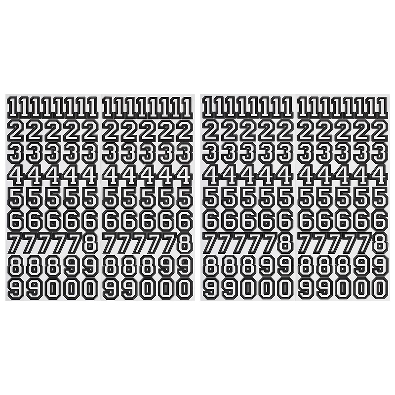 12 Packs: 49 ct. (588 total) Letterman Number Stickers by Recollections™