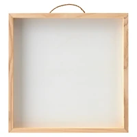 12" x 12" Whitewashed Framed Wood Sign by Make Market®