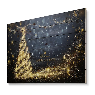 Designart - Sparkling Shining Light Christmas Tree
