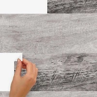 RoomMates Gray Barn Wood Plank Peel & Stick Decals