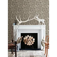 NuWallpaper Charcoal Terrene Peel & Stick Wallpaper